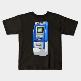 ATM Money Bank Kids T-Shirt